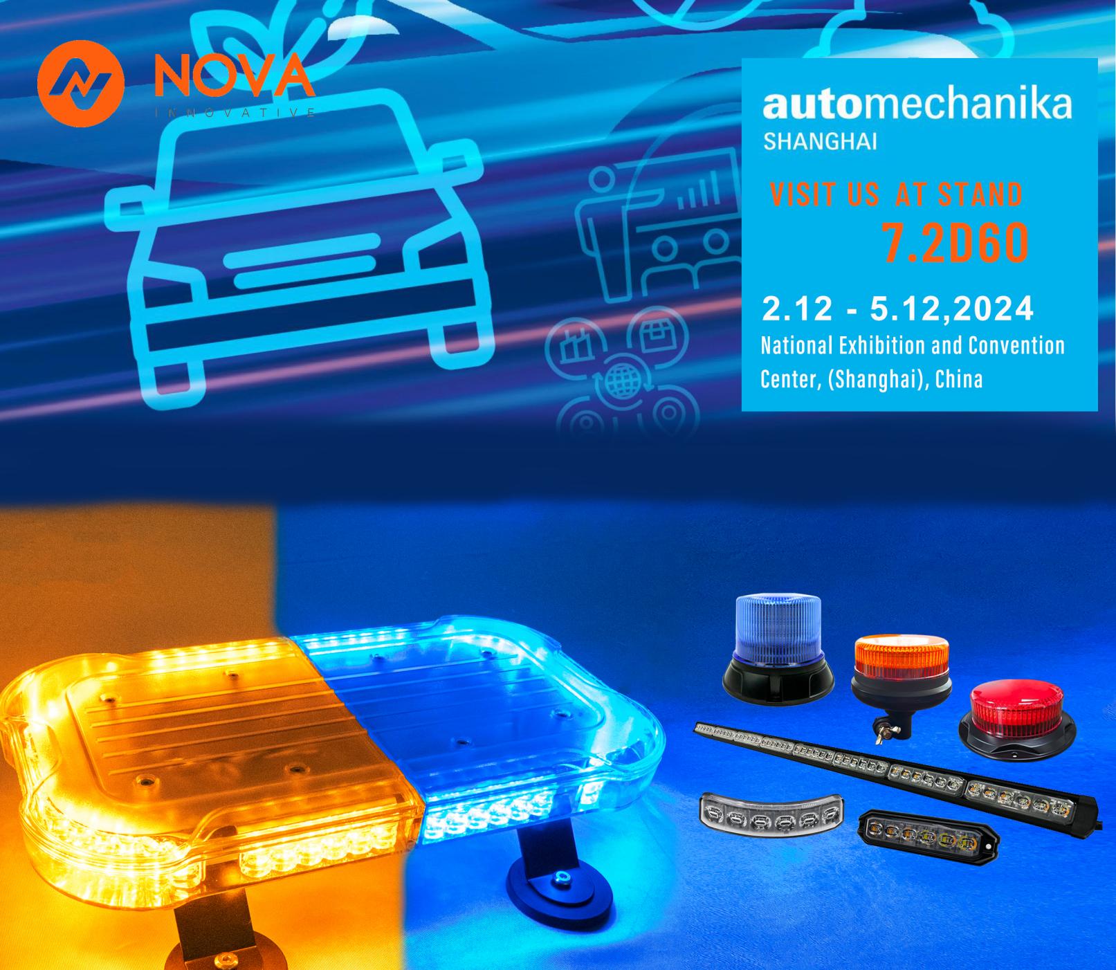 Nova Vehicle ขอเชิญคุณเยี่ยมชมเราได้ที่ Automechanika Shanghai 2024